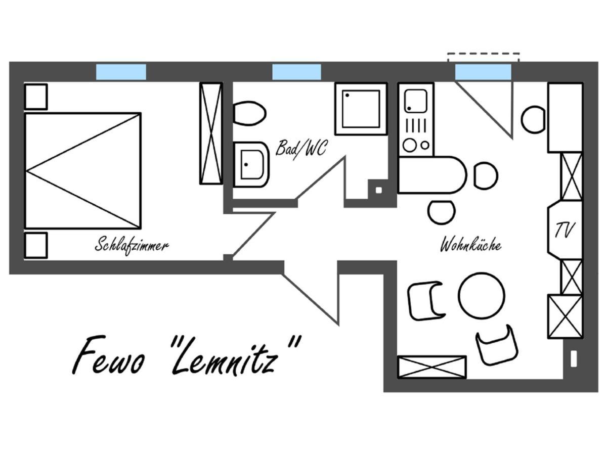 Feriengut Dietzsch Apartamento Poritzsch Quarto foto